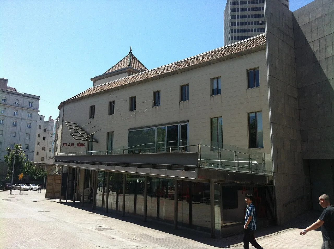 Archival photograph of Arts Santa Mònica, Barcelona (2013)