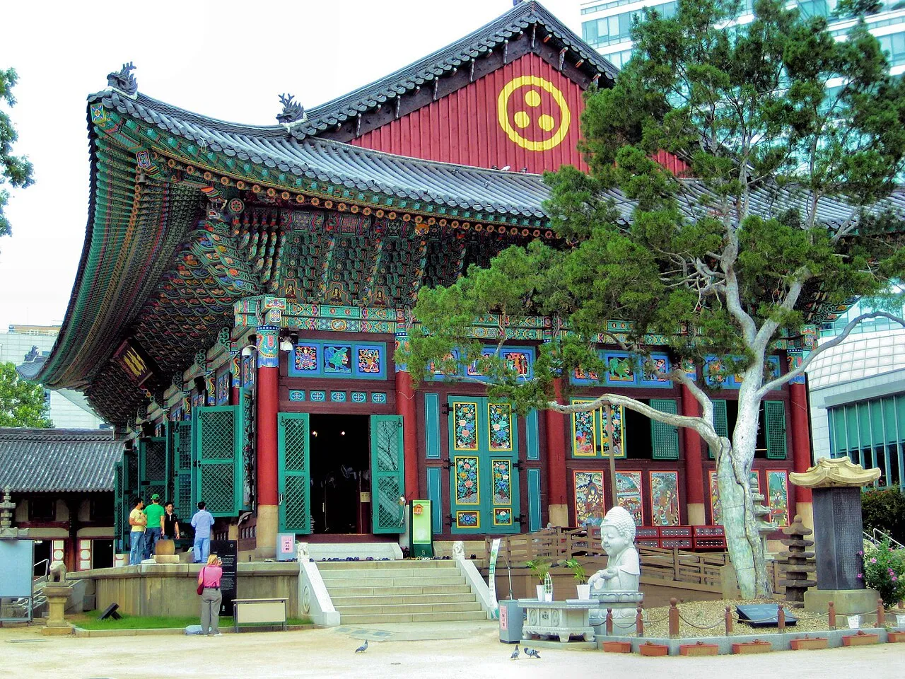 Archival photograph of Jogyesa Temple, Seoul (2007)
