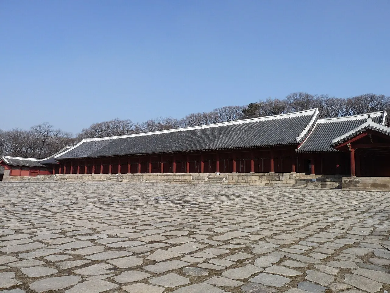 Archival photograph of Jongmyo Shrine, Seoul (2010)