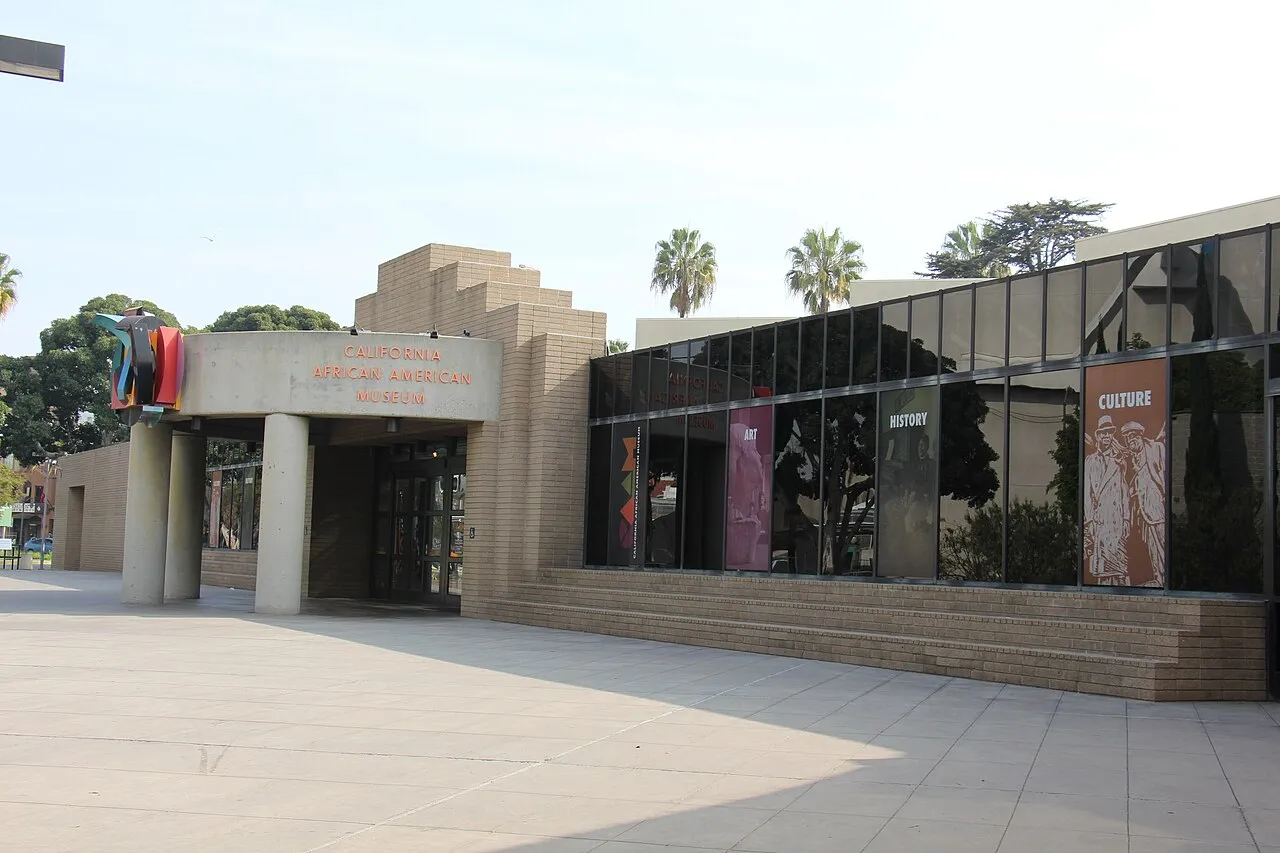 Archival photograph of California African American Museum, Los Angeles (2014)
