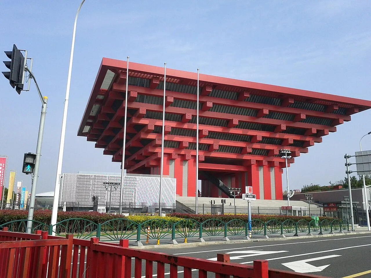 Archival photograph of China Art Museum, Shanghai (2012)