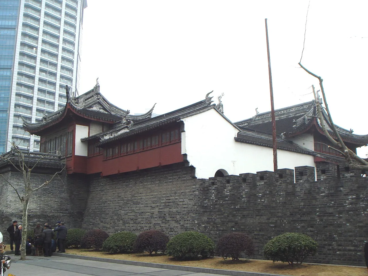 Archival photograph of Dajing Ge Pavilion, Shanghai (2009)
