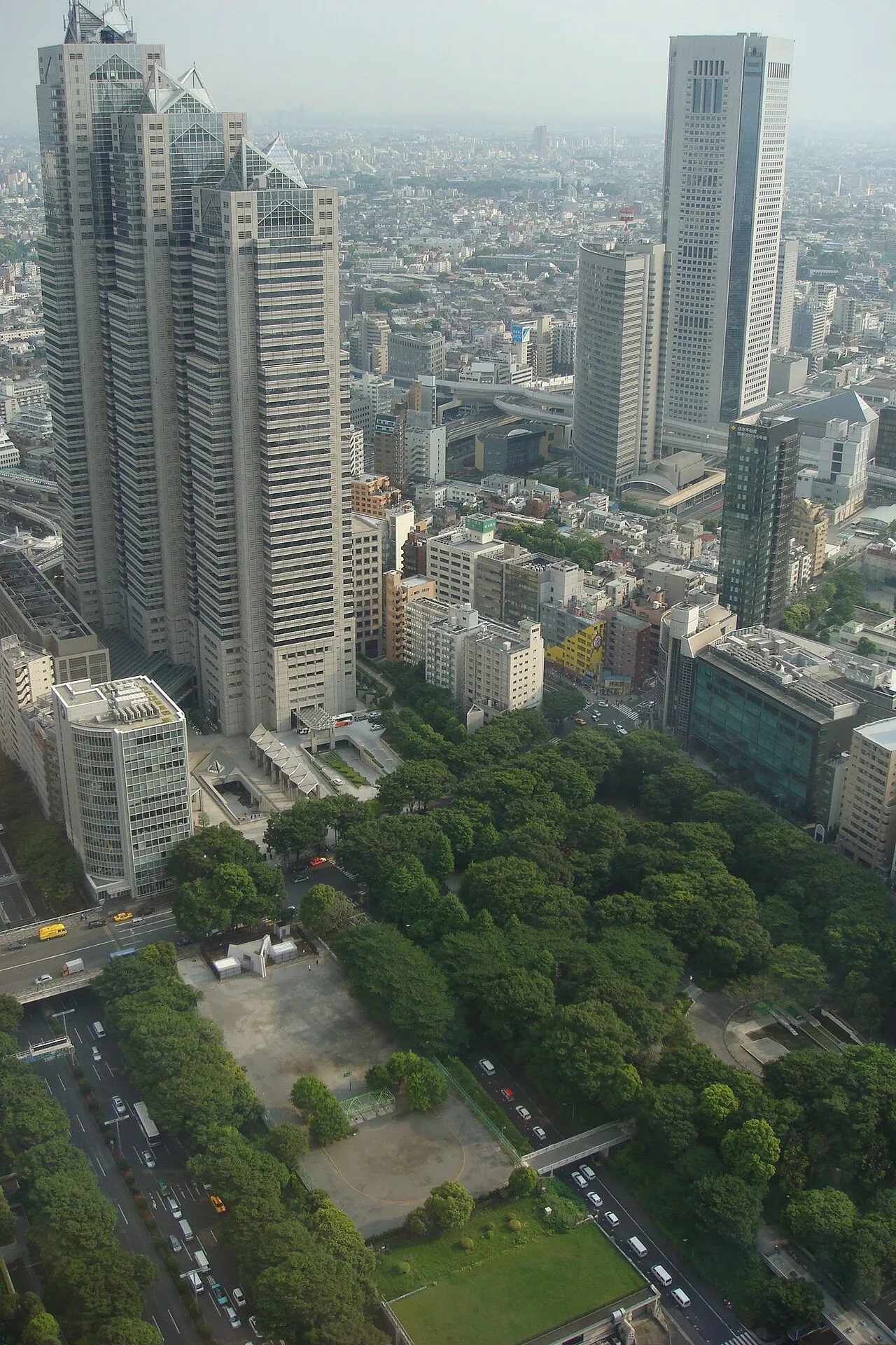 Archival photograph of Shinjuku Central Park, Tokyo (2008)