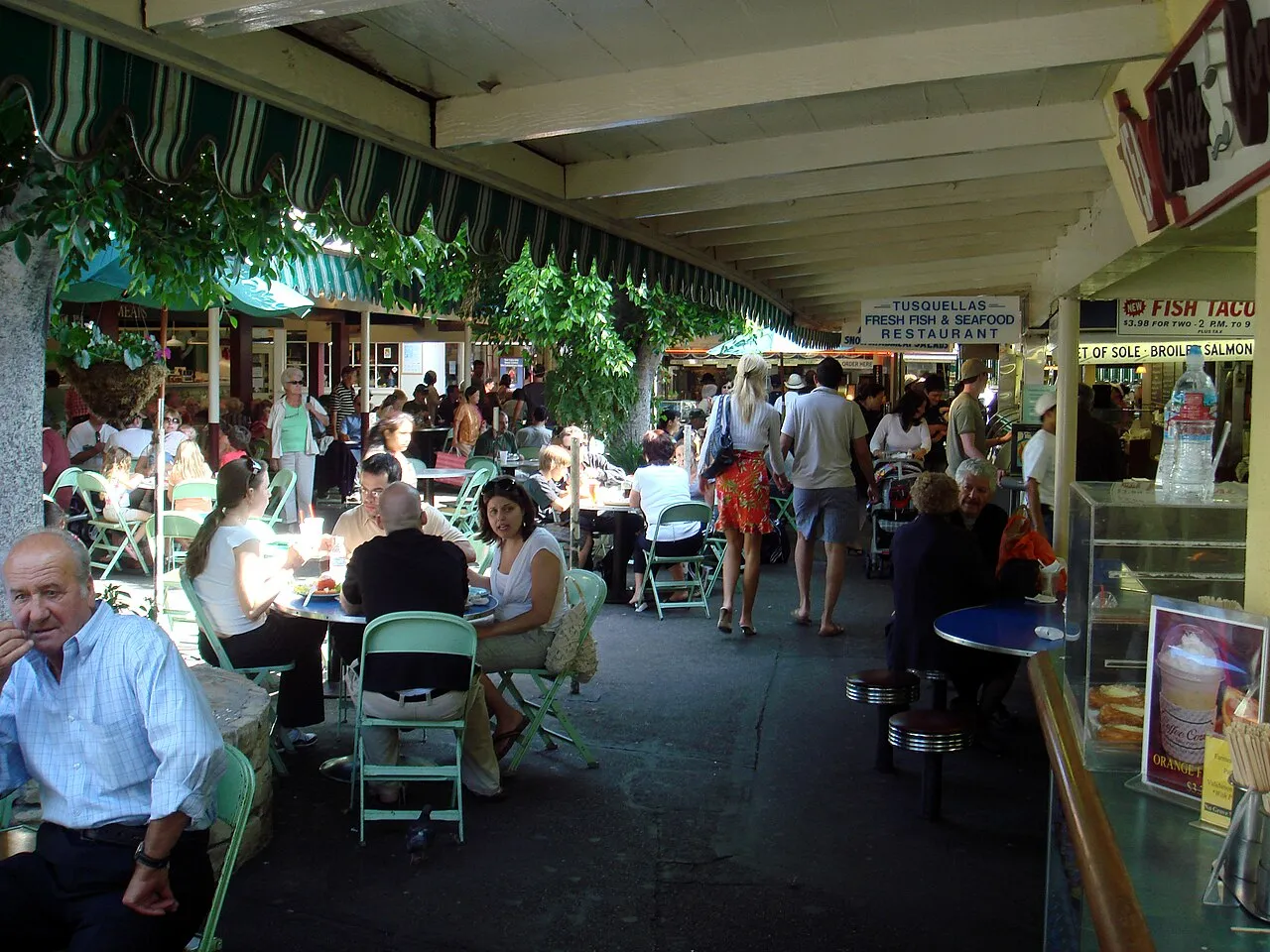 Archival photograph of The Original Farmers Market, Los Angeles (2007)