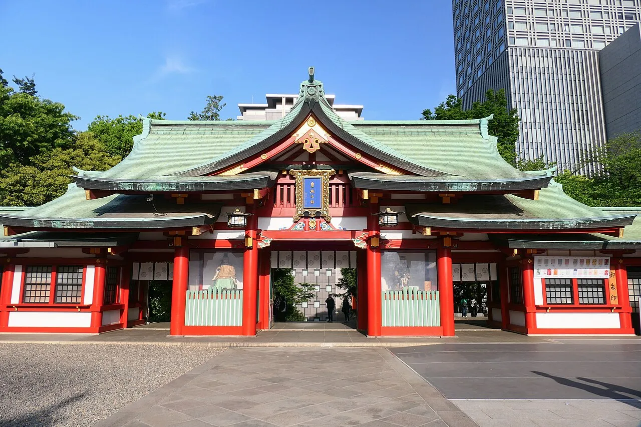 Archival photograph of Hie Shrine, Tokyo (2023)