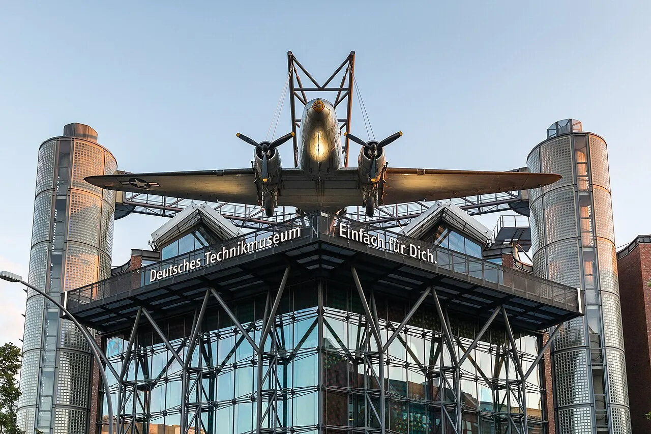 Archival photograph of Deutsches Technikmuseum, Berlin (2023)