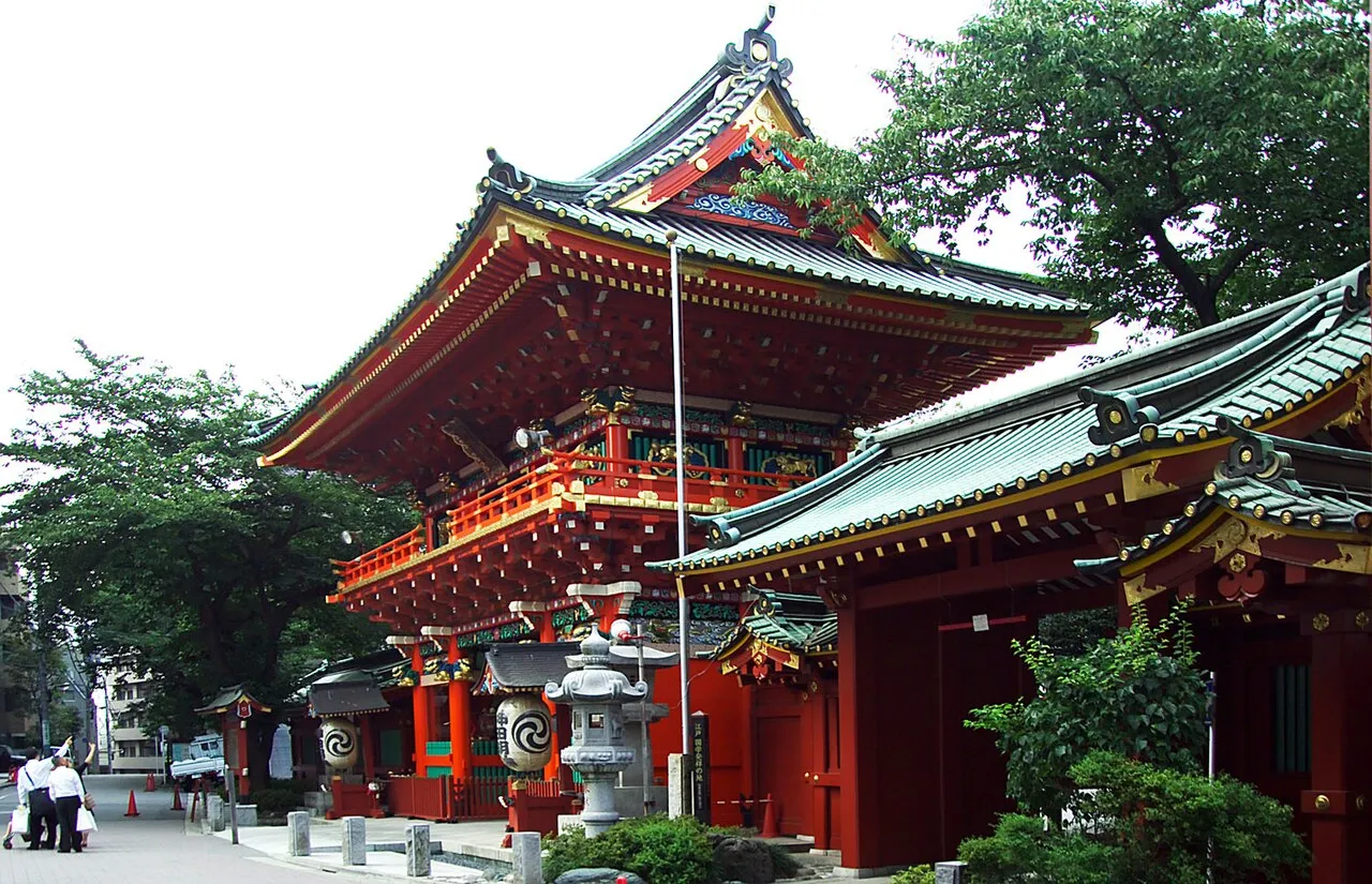 Archival photograph of Kanda Myōjin, Tokyo