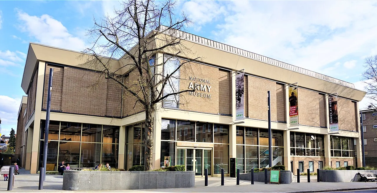 Archival photograph of National Army Museum, London (2018)