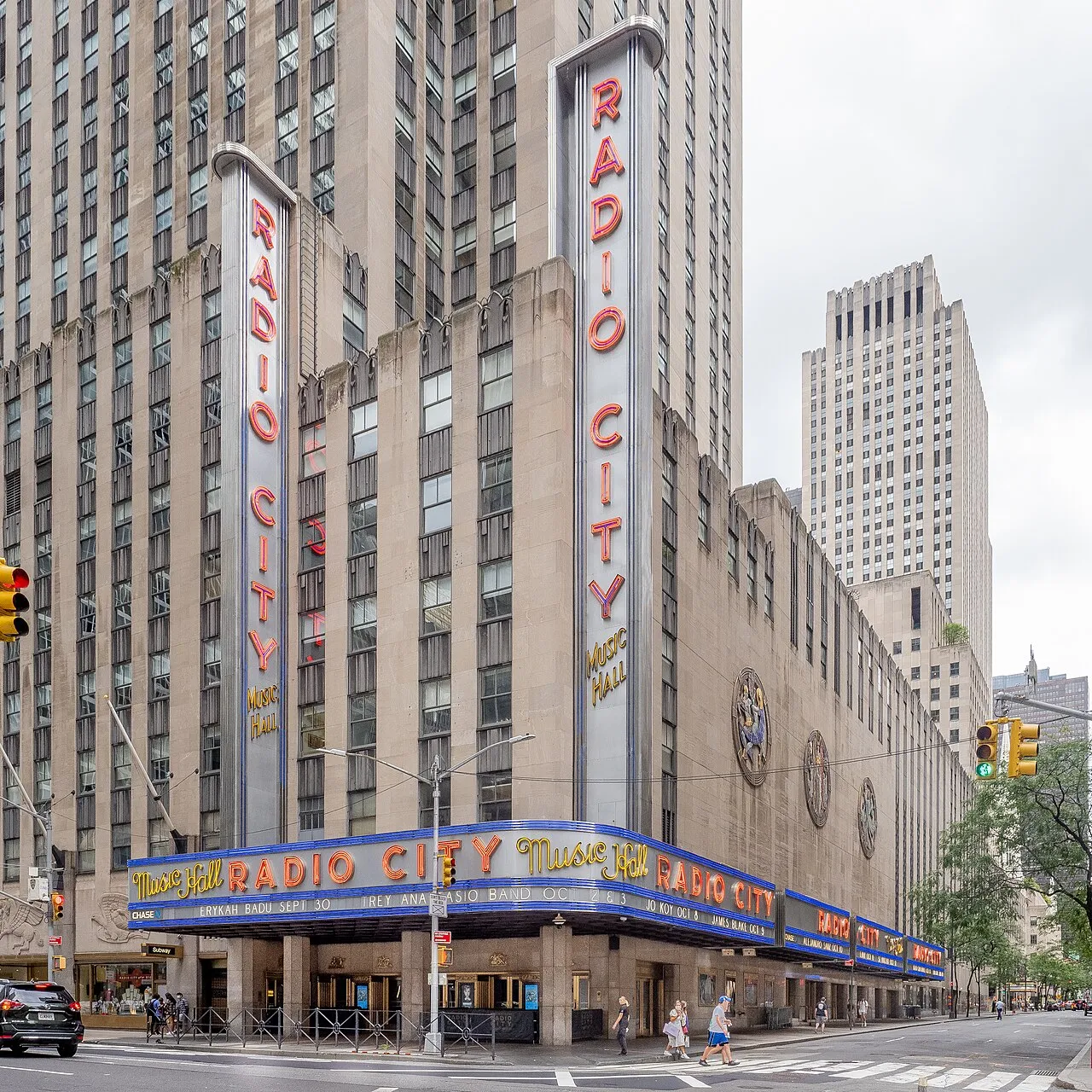 Archival photograph of Radio City Music Hall, New York (2021)