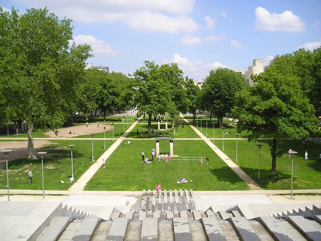 Photographie d’archive : Parc de Bercy, Paris