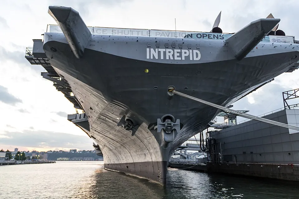 Archival photograph of Intrepid Museum, New York (2012)