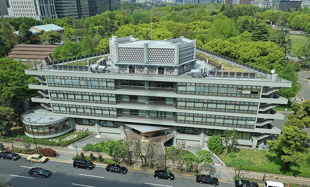 Archival photograph of Hibiya Library & Museum, Tokyo (2016)