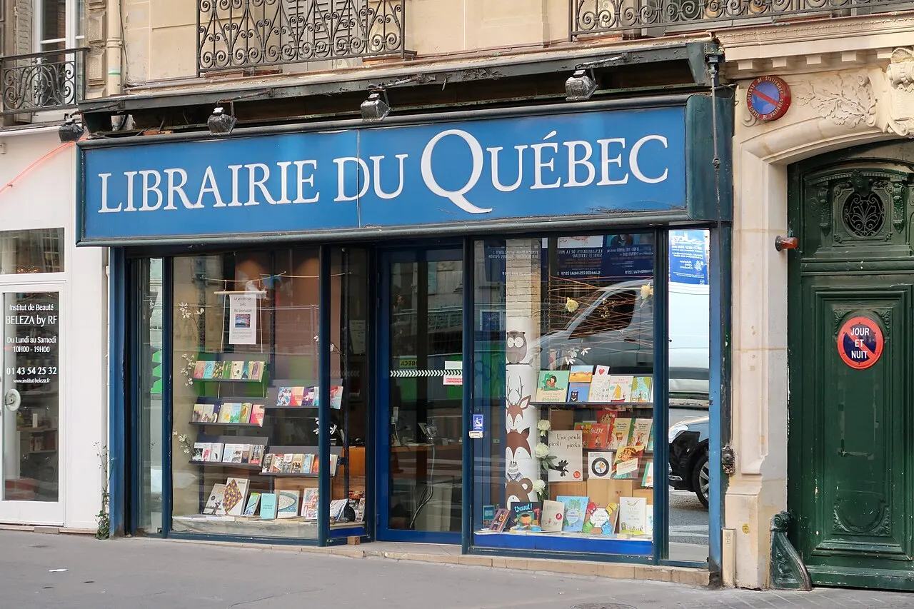 Archival photograph of Librairie du Québec, Paris (2019)