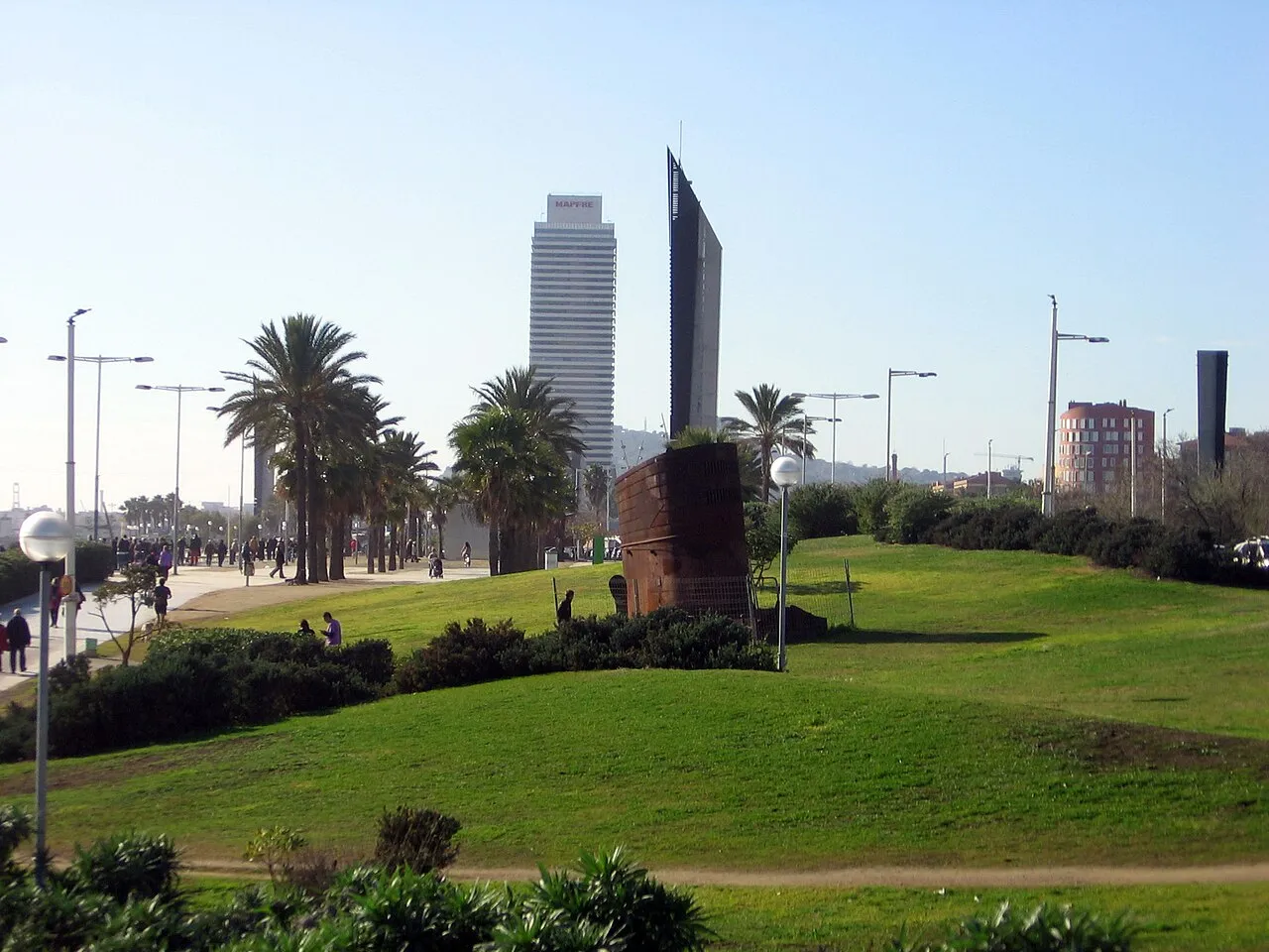 Fotografía de archivo: Parque del Poblenou