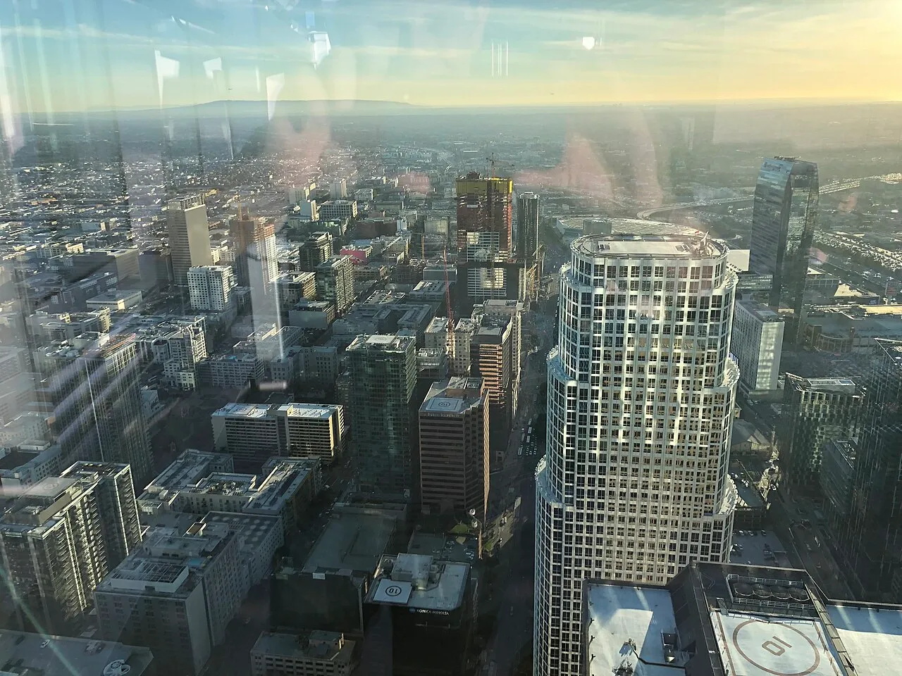 Archival photograph of Spire 73, Los Angeles (2018)