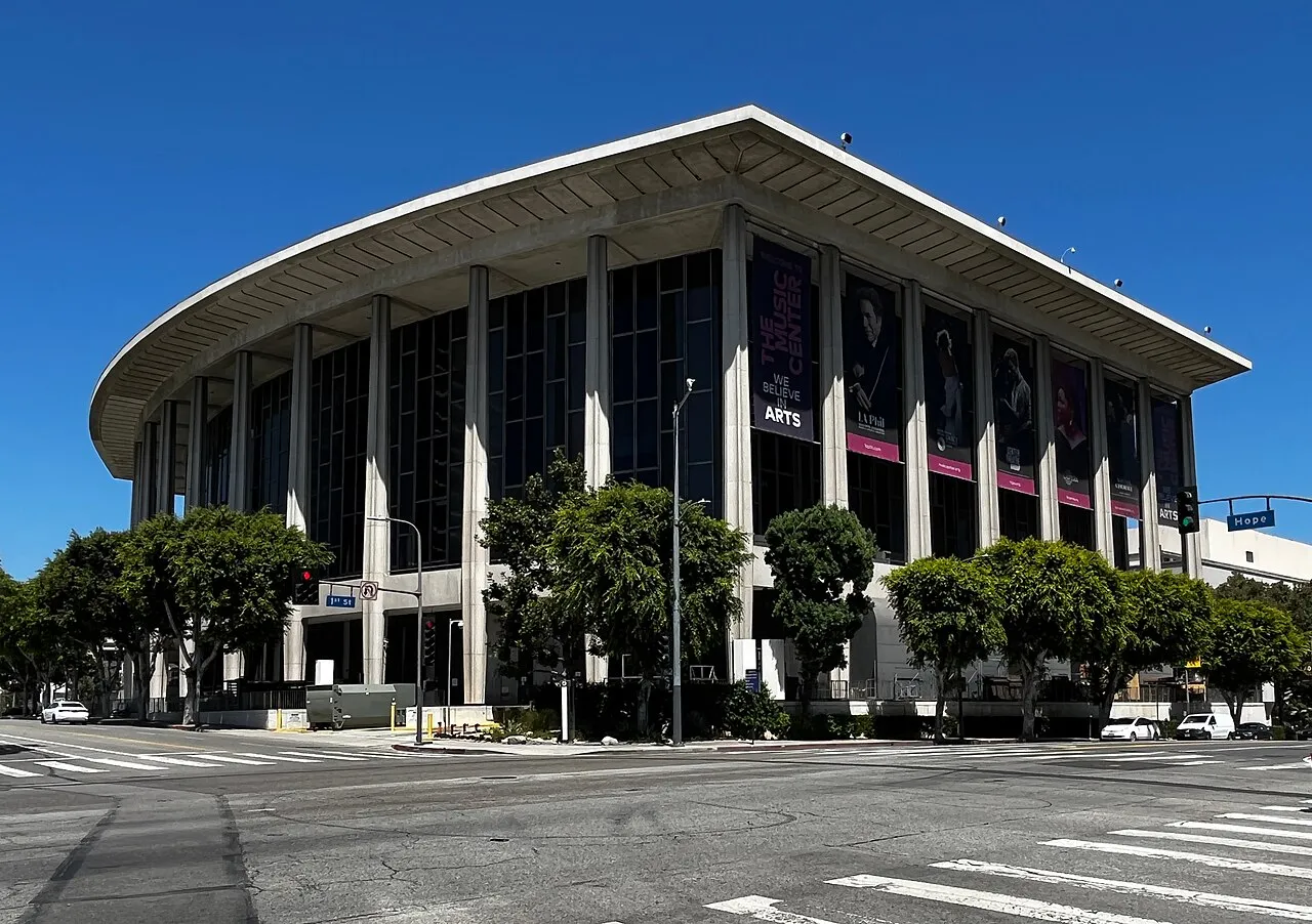 Archival photograph of Dorothy Chandler Pavilion, Los Angeles (2022)