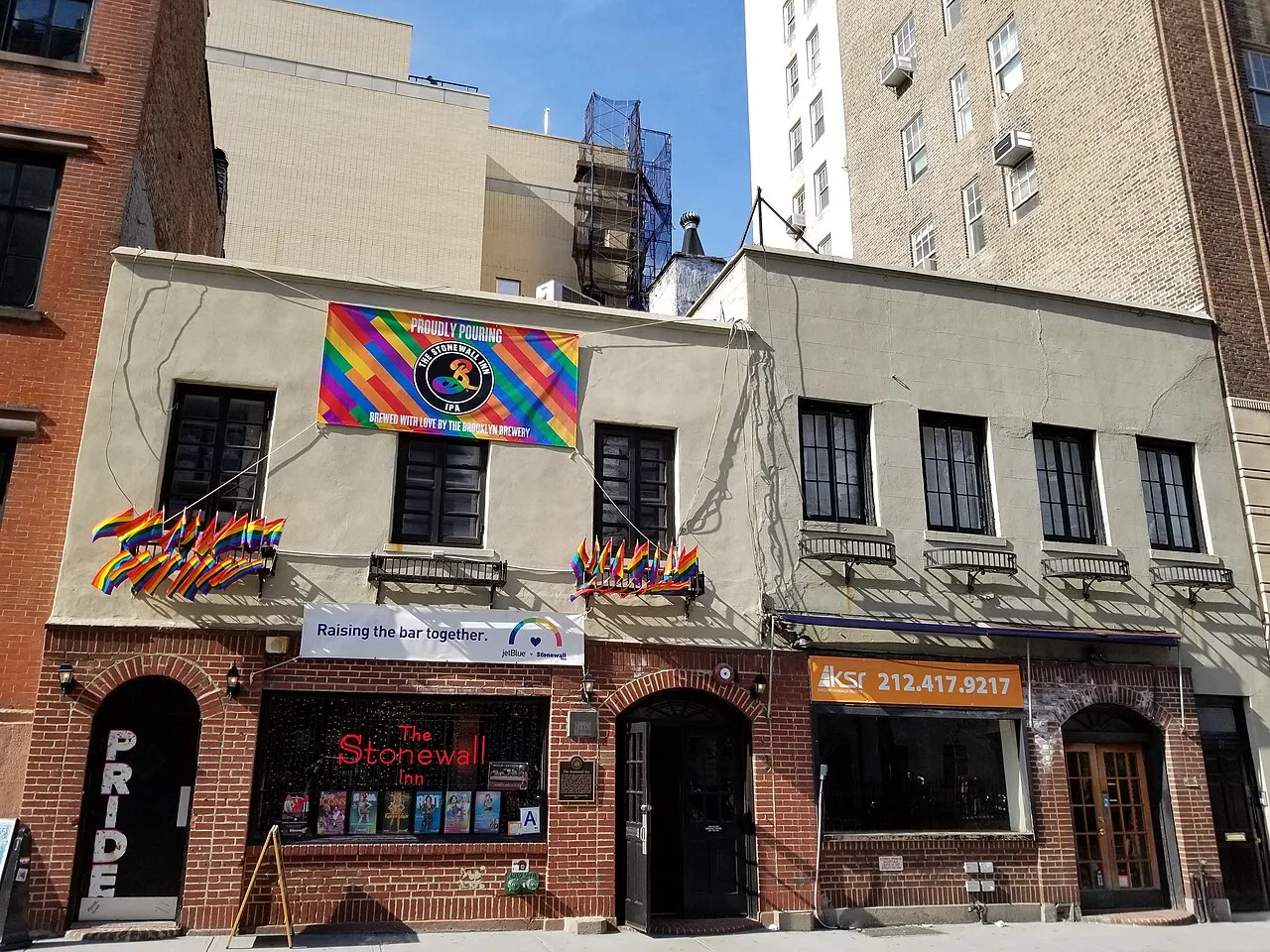 Archival photograph of The Stonewall Inn, New York (2019)