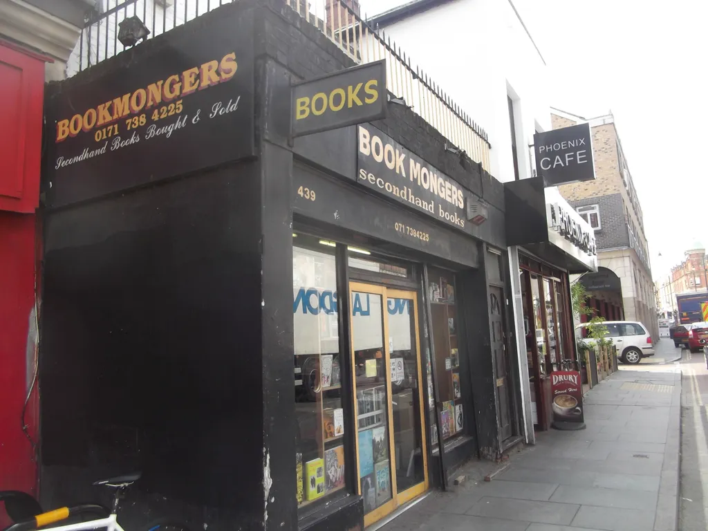 Archival photograph of Bookmongers, London (2011)