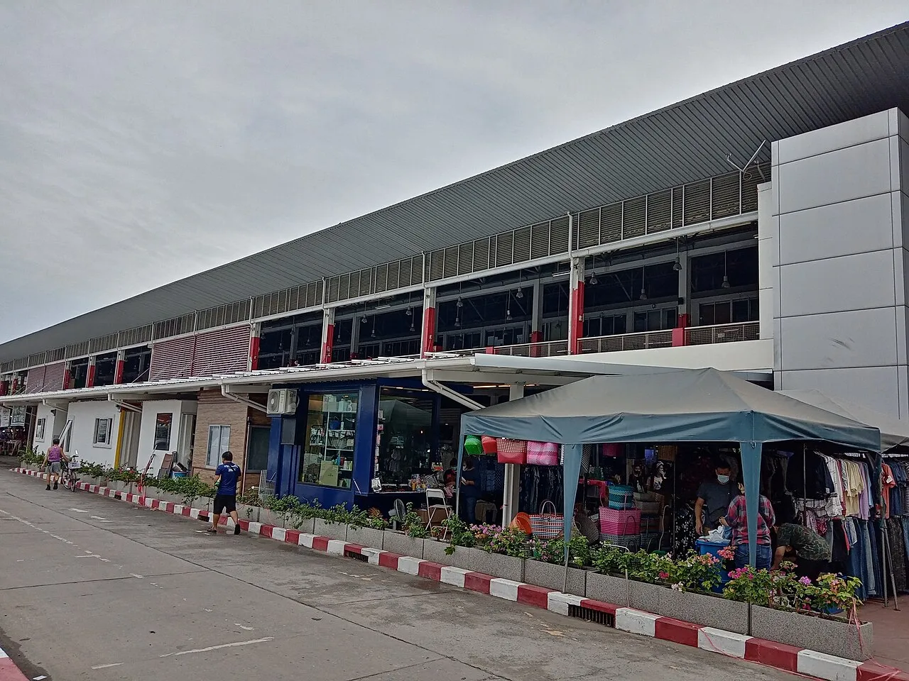 Archival photograph of Sam Yan Market, Bangkok (2020)