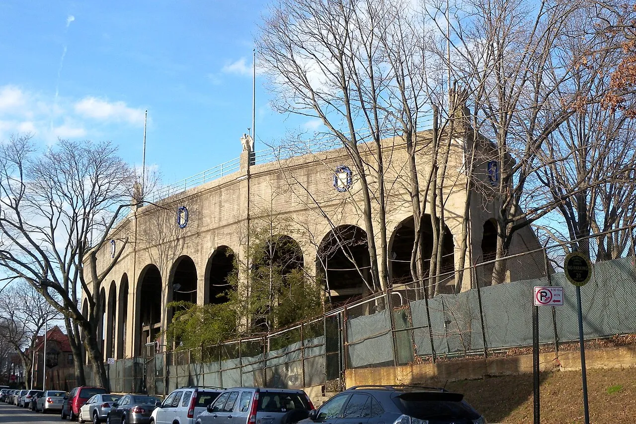 Archival photograph of Forest Hills Stadium, New York (2011)