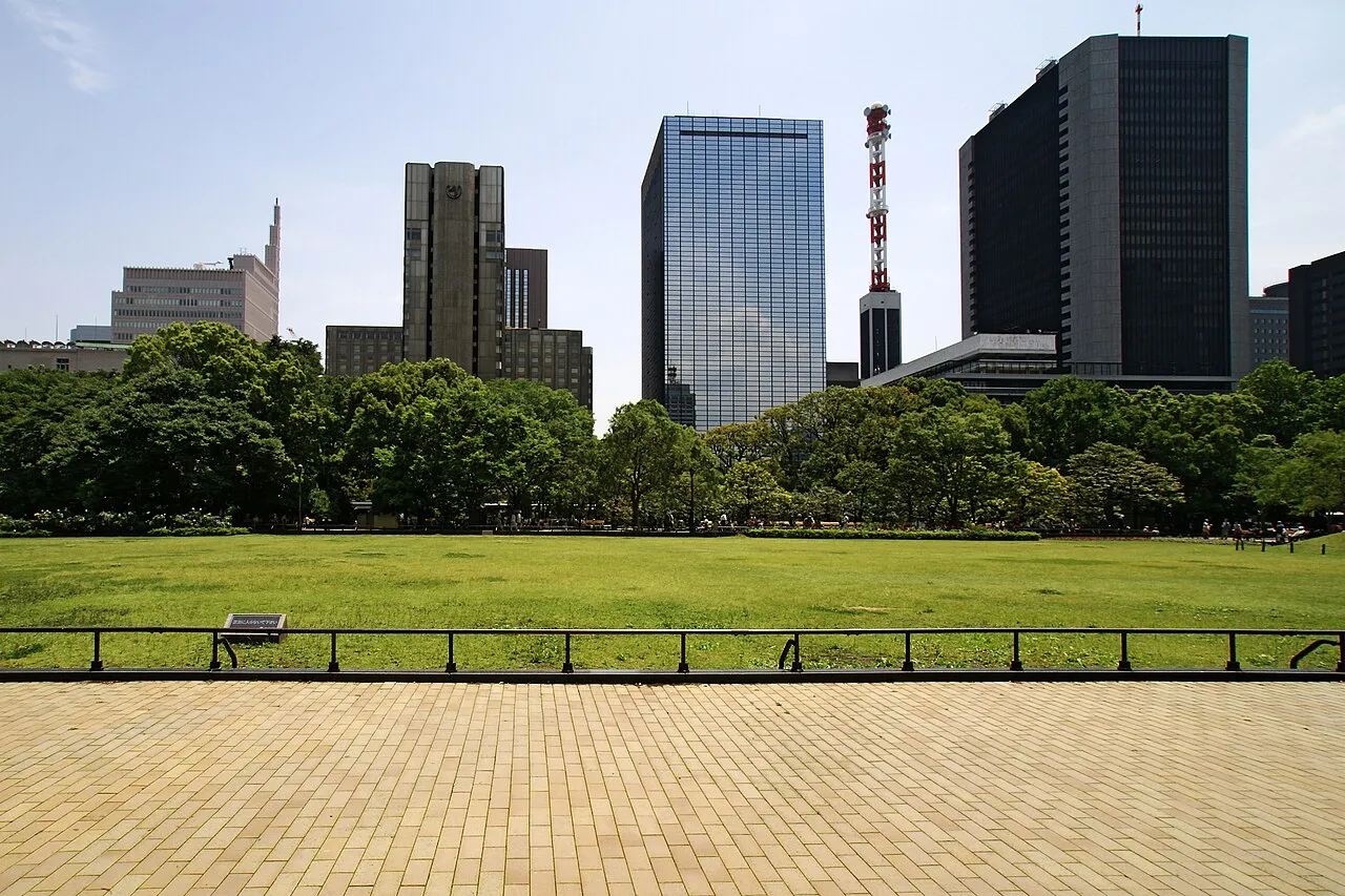 Archival photograph of Hibiya Park, Tokyo (2007)