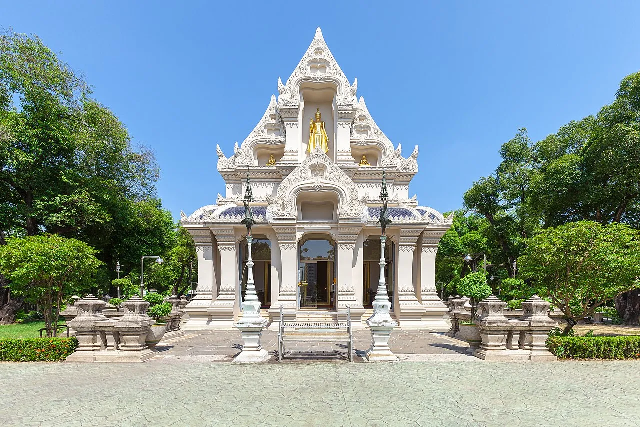 Archival photograph of Wat Rachathiwat, Bangkok (2018)
