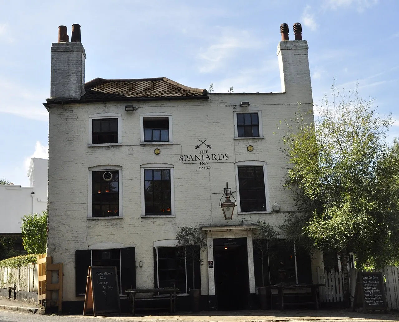Archival photograph of The Spaniards Inn, London (2009)