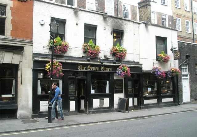 Archival photograph of The Seven Stars, London (2008)