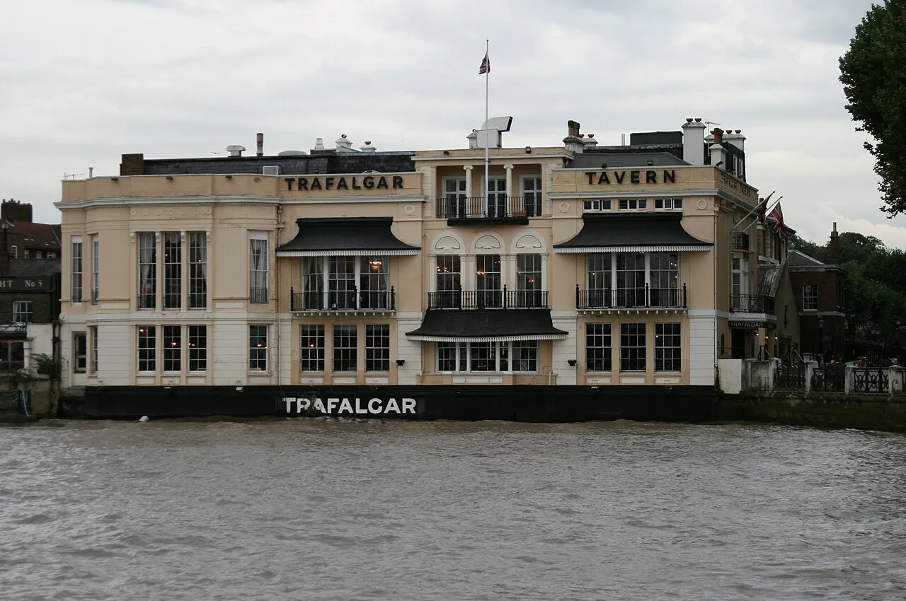 Archival photograph of Trafalgar Tavern, London (2007)