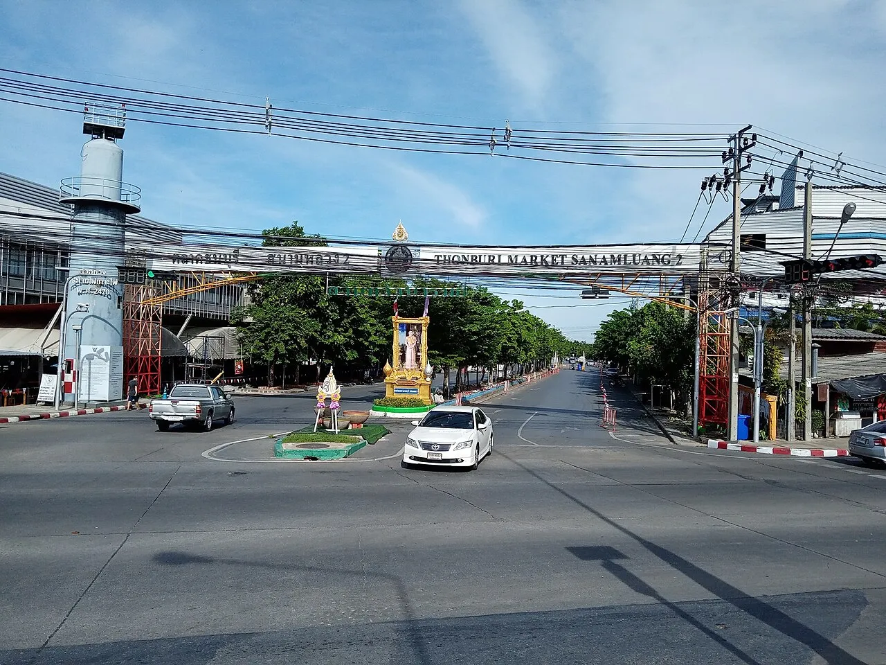 Archival photograph of Thonburi Market Sanam Luang 2, Bangkok (2020)