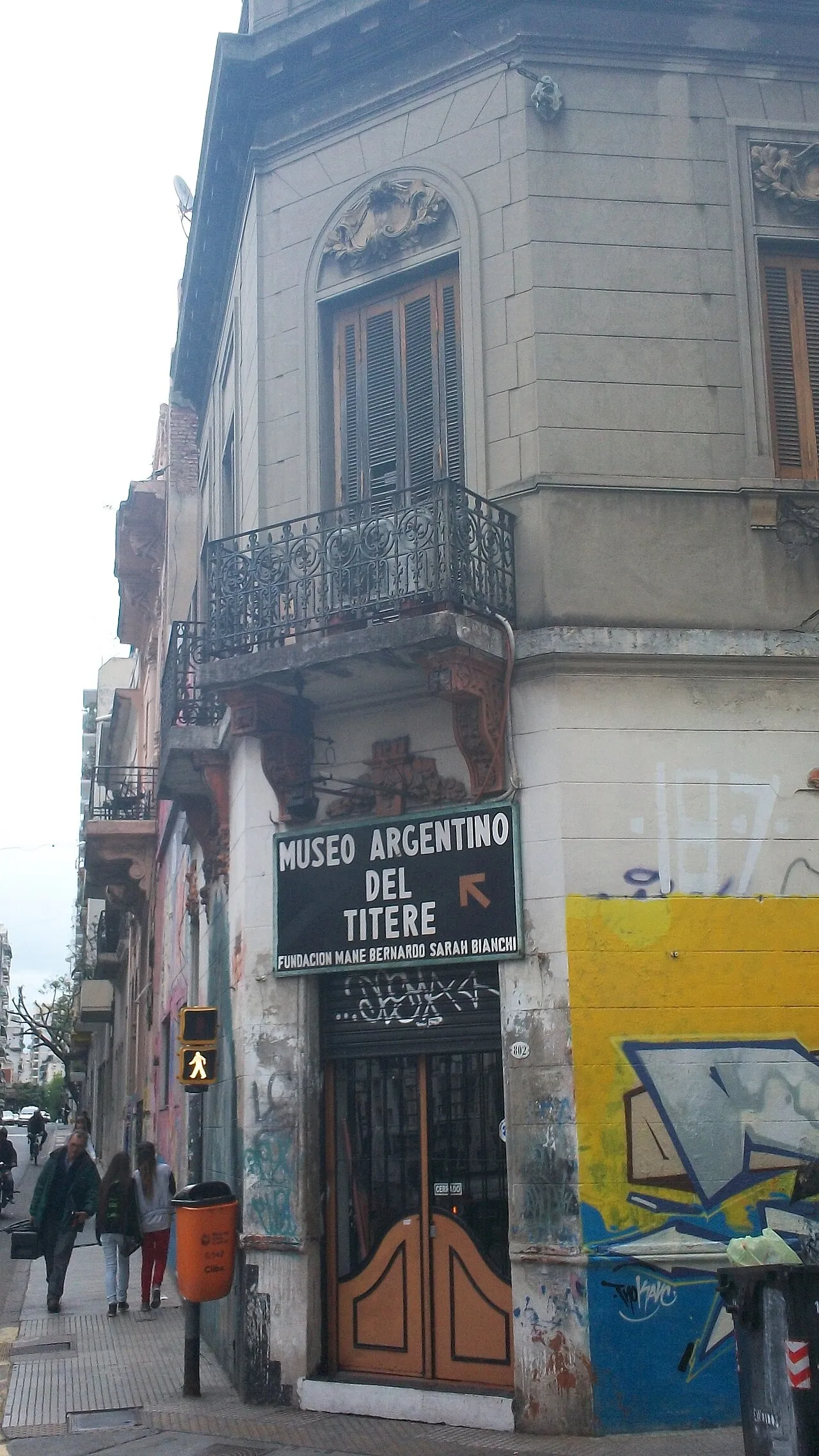 Archival photograph of Museo Argentino del Títere, Buenos Aires (2012)