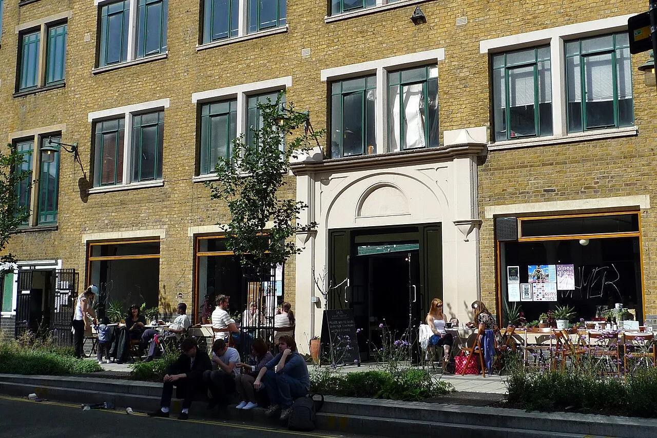 Archival photograph of Cafe Oto, London (2010)