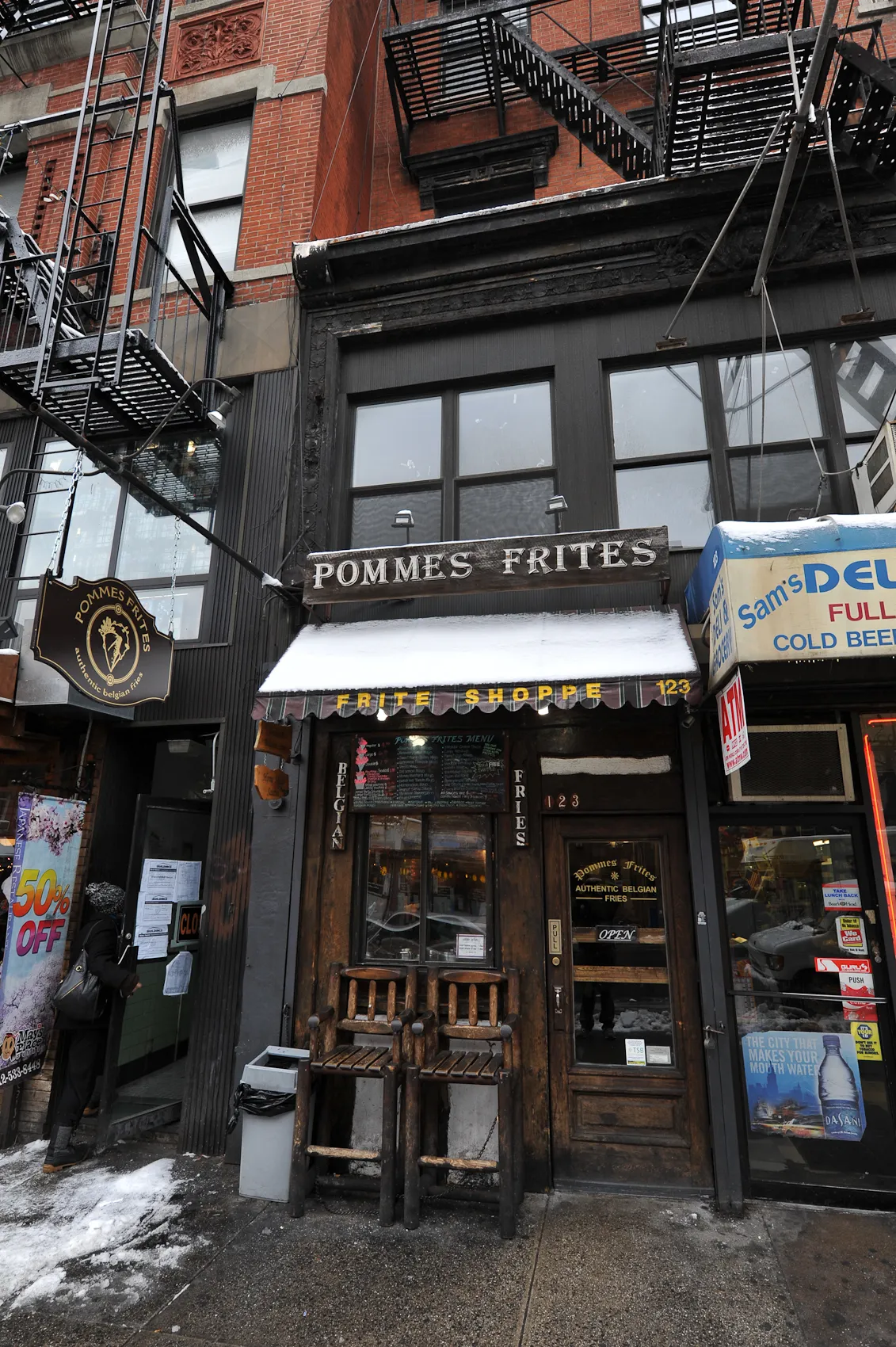 Archival photograph of Pommes Frites, New York (2008)