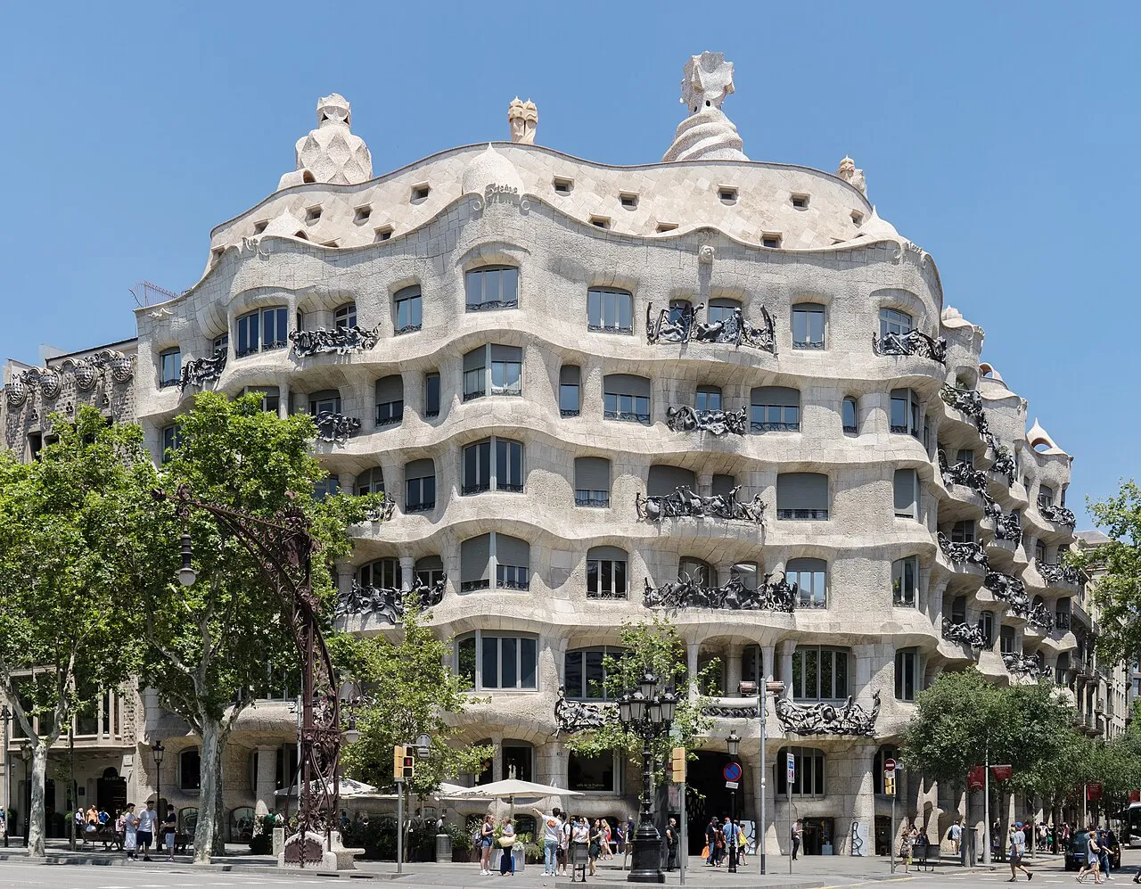 Fotografía de archivo: Casa Milá