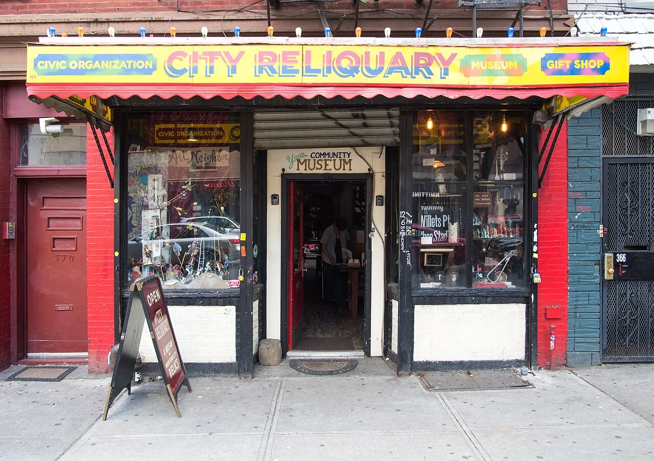Archival photograph of City Reliquary, New York (2019)