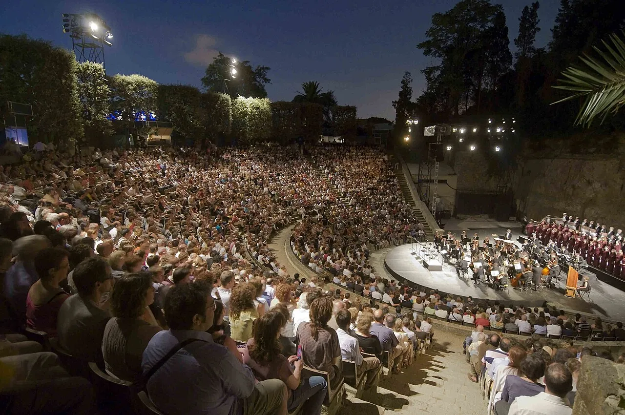 Fotografia d’arxiu: Teatre Grec
