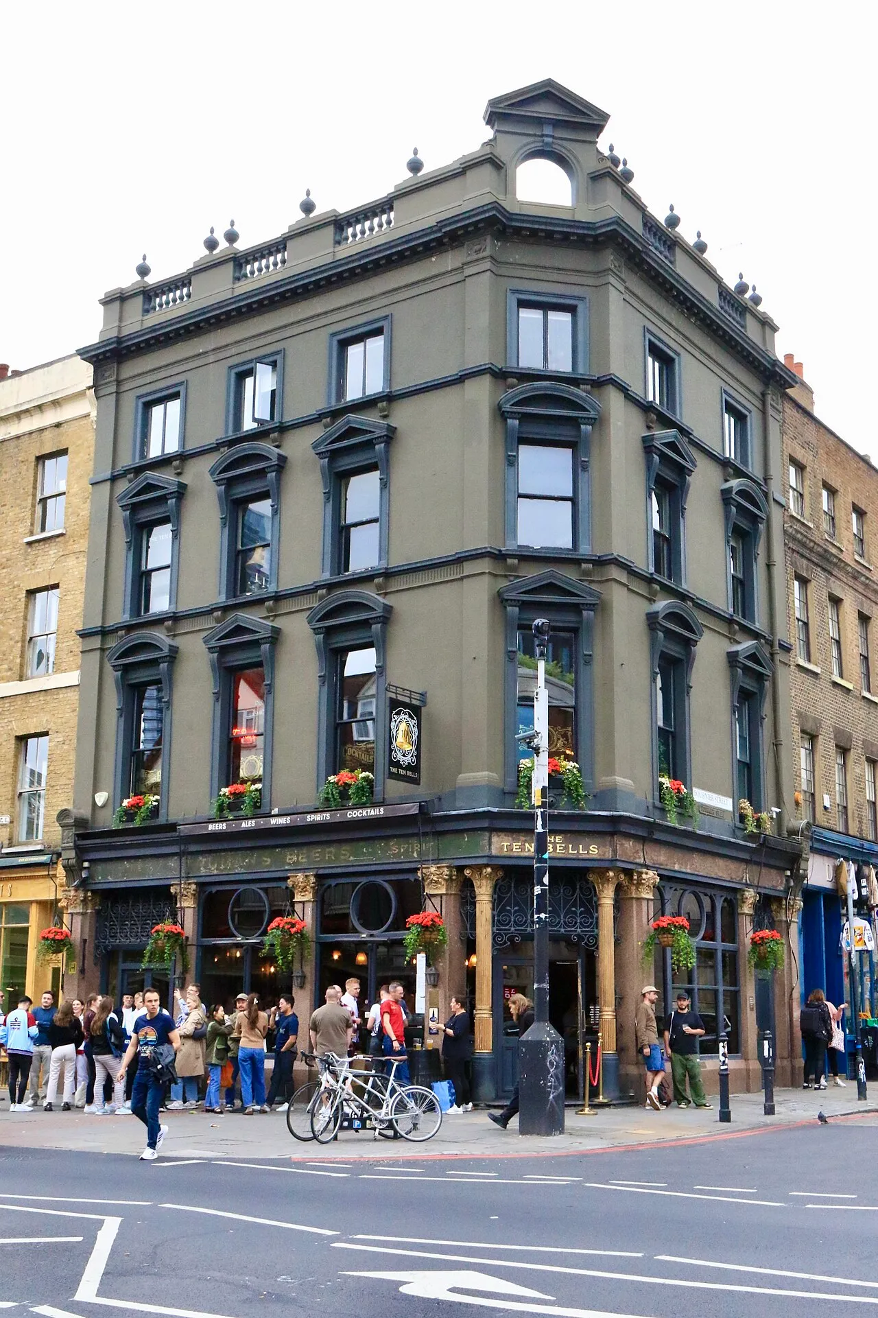Archival photograph of The Ten Bells, London (2024)