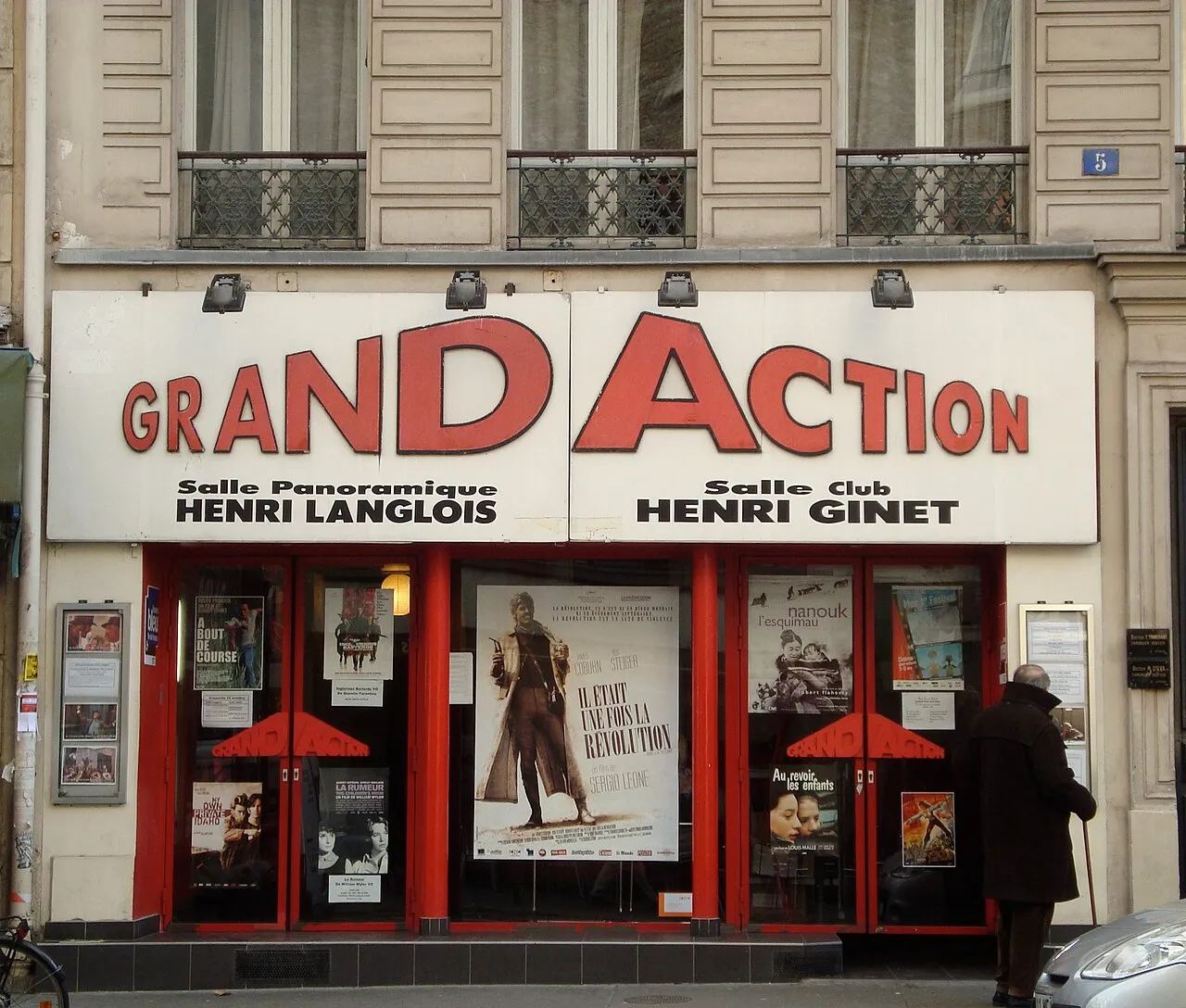 Archival photograph of Le Grand Action, Paris (2009)