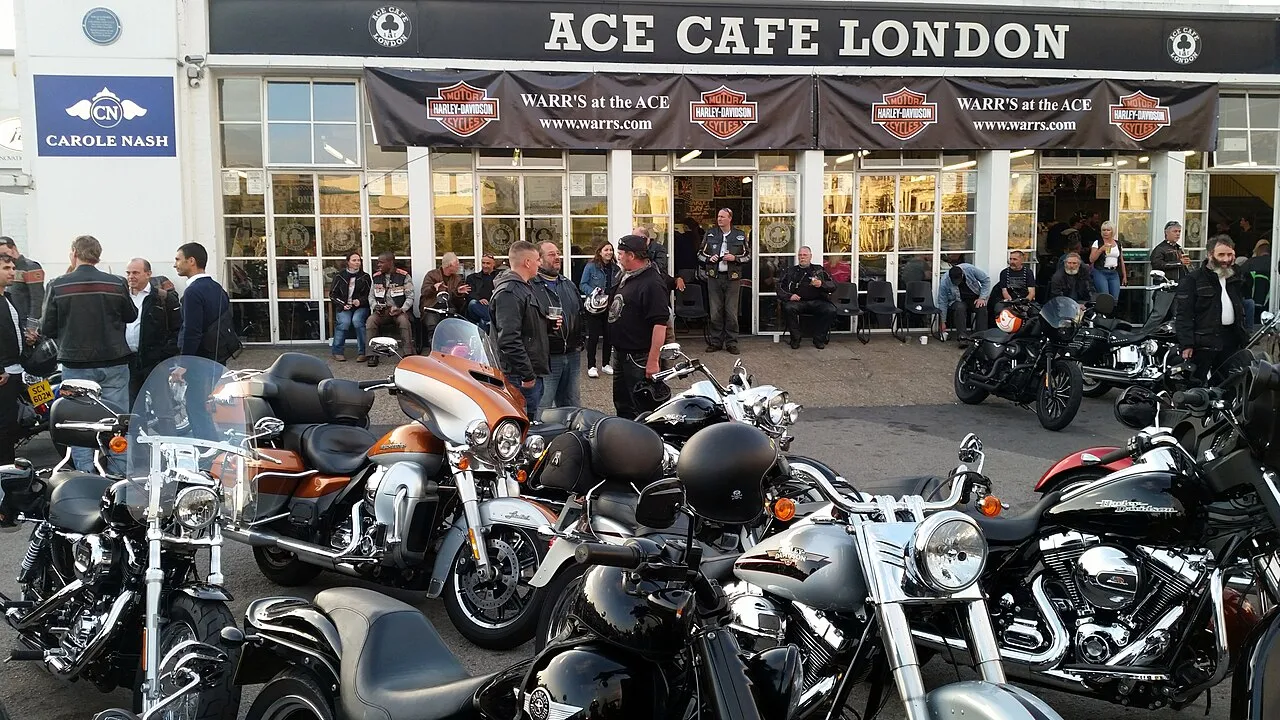 Archival photograph of Ace Cafe London, London (2015)