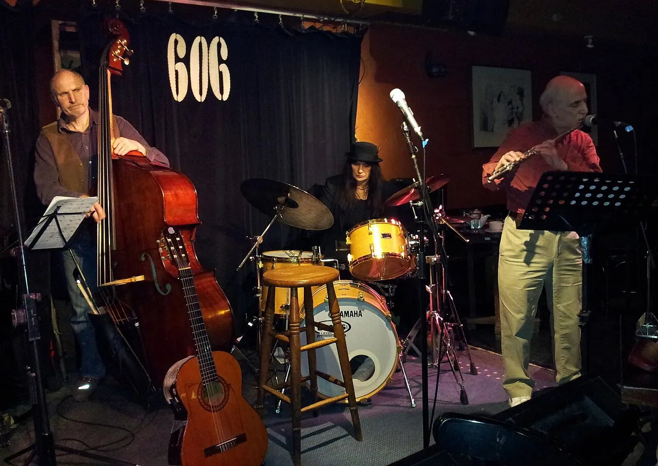 Archival photograph of 606 Club, London (2016)