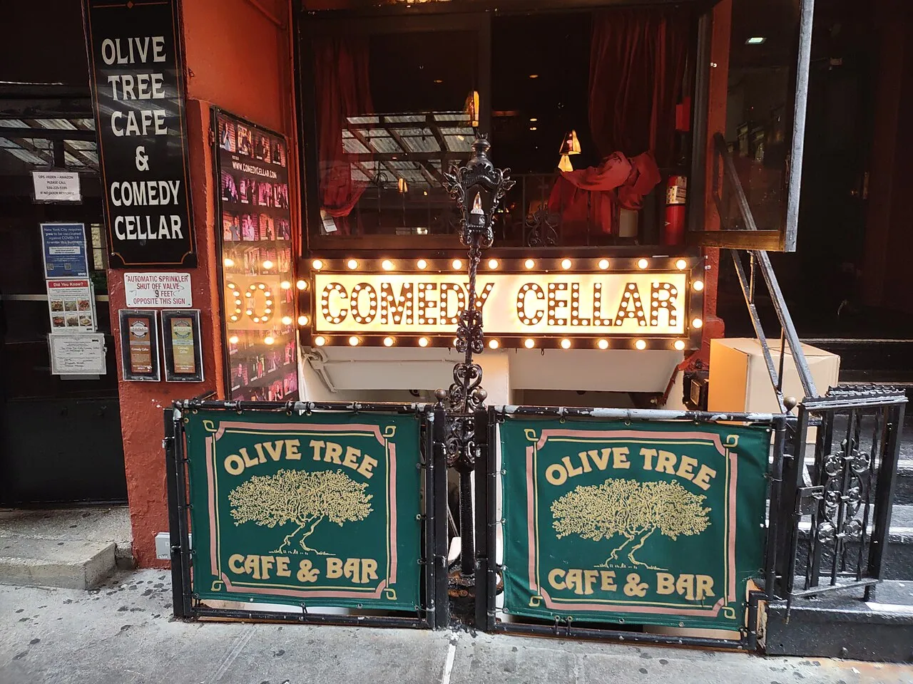 Archival photograph of Comedy Cellar, New York (2022)
