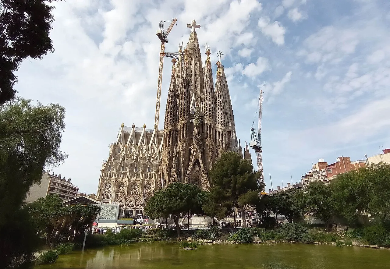 Fotografía de archivo: Templo Expiatorio de la Sagrada Familia