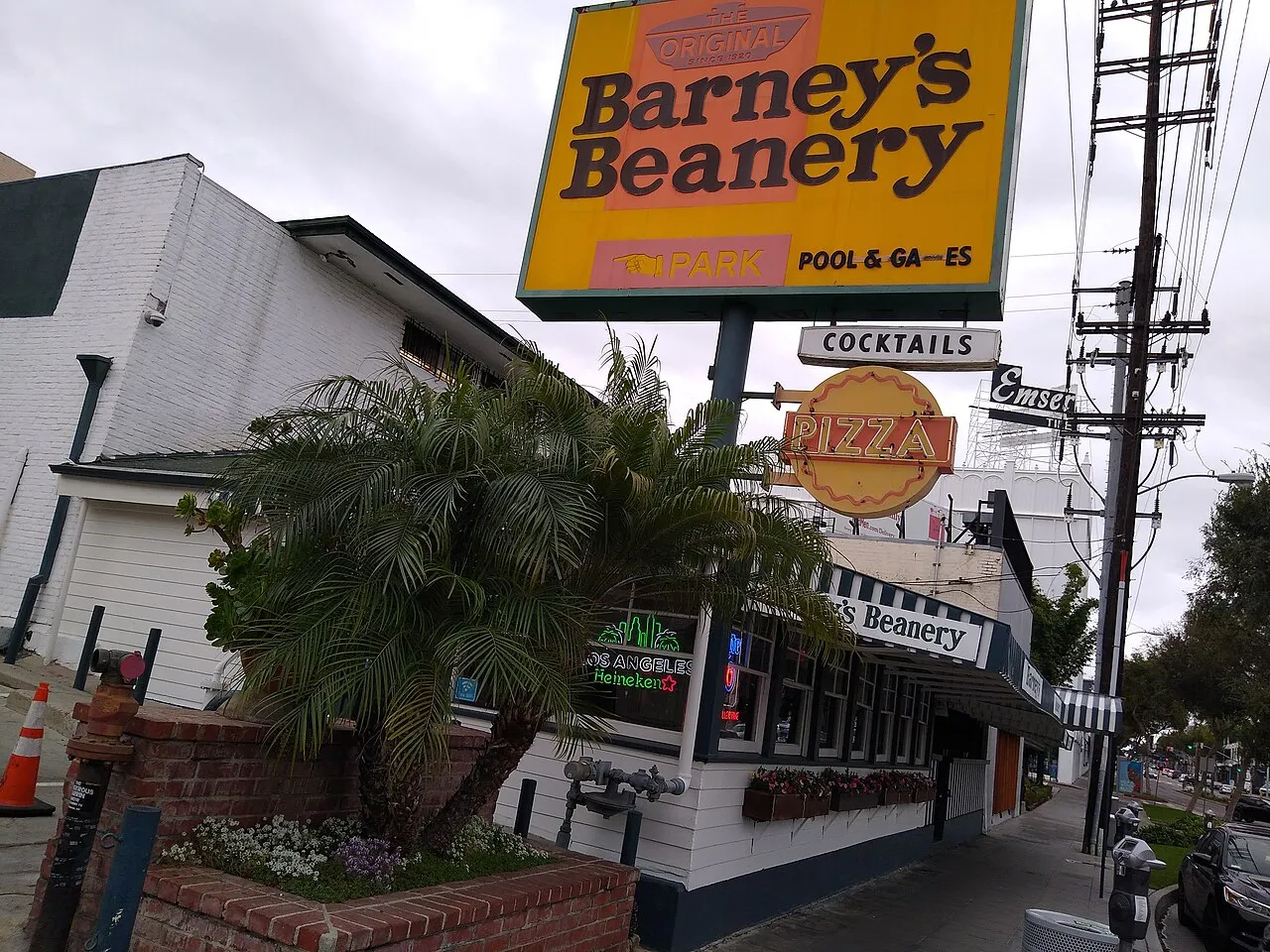 Archival photograph of Barney’s Beanery: West Hollywood, Los Angeles (2019)