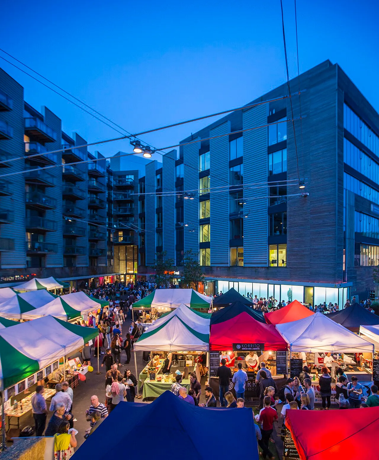 Archival photograph of Bermondsey Antique Market, London (2014)