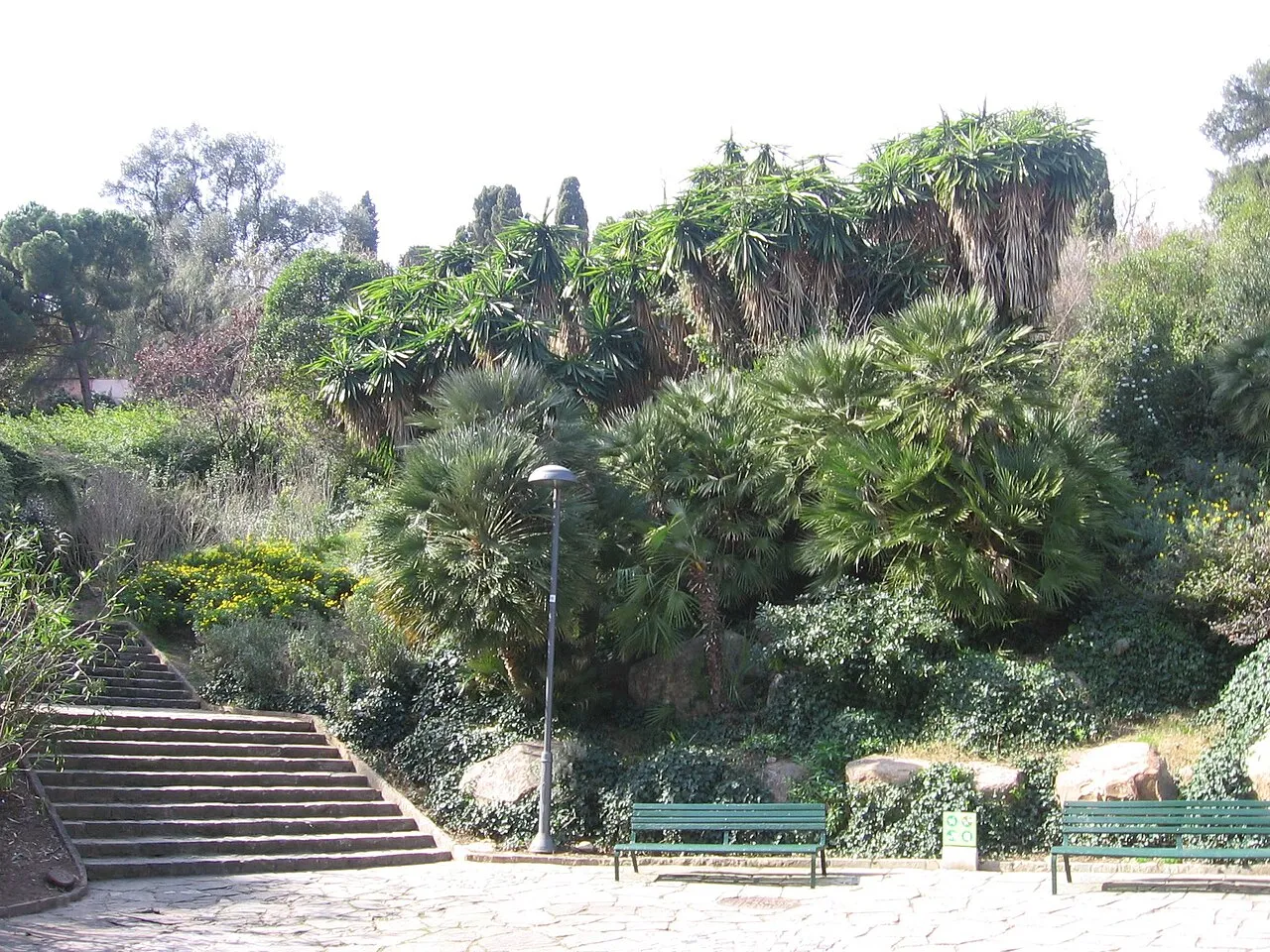 Fotografía de archivo: Jardines del Turó del Putget