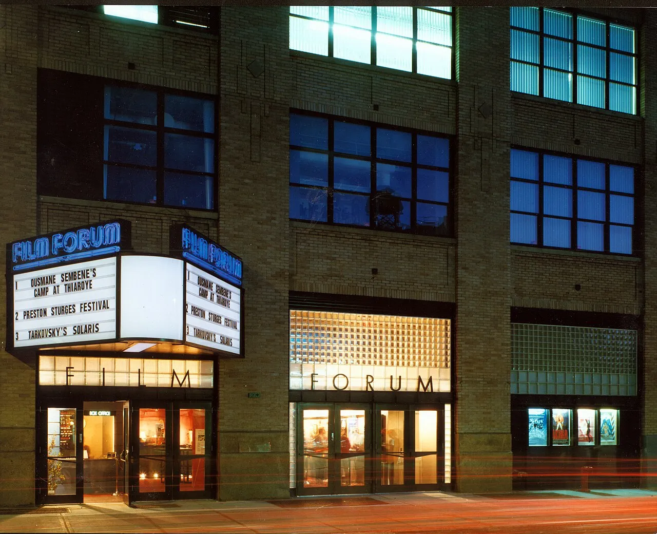 Archival photograph of Film Forum, New York (2010)