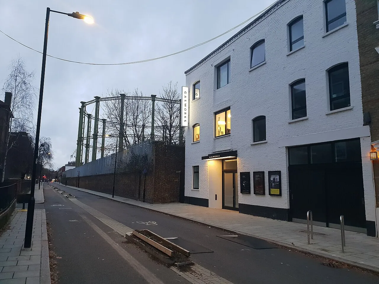 Archival photograph of Gasworks, London (2018)
