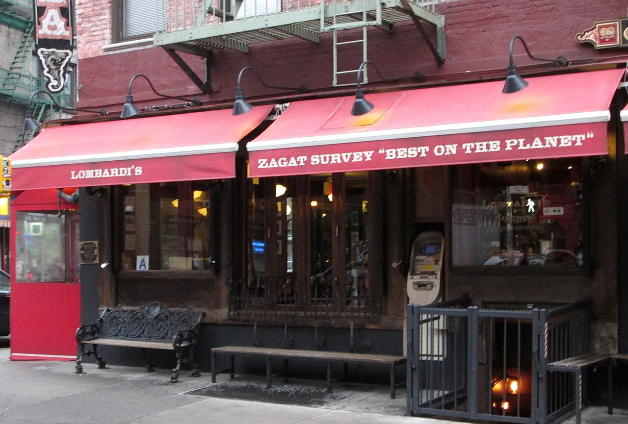 Archival photograph of Lombardi’s Pizza, New York (2013)