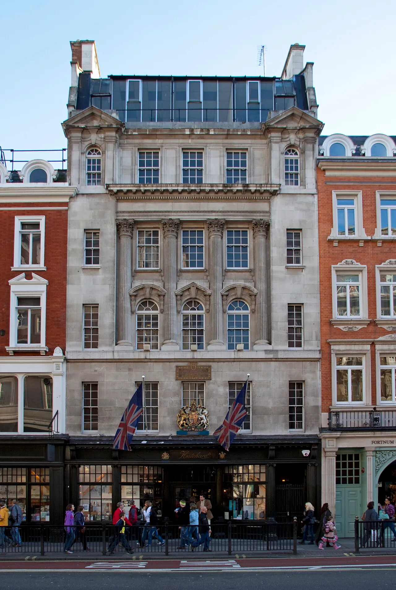 Archival photograph of Hatchards, Piccadilly, London (2010)