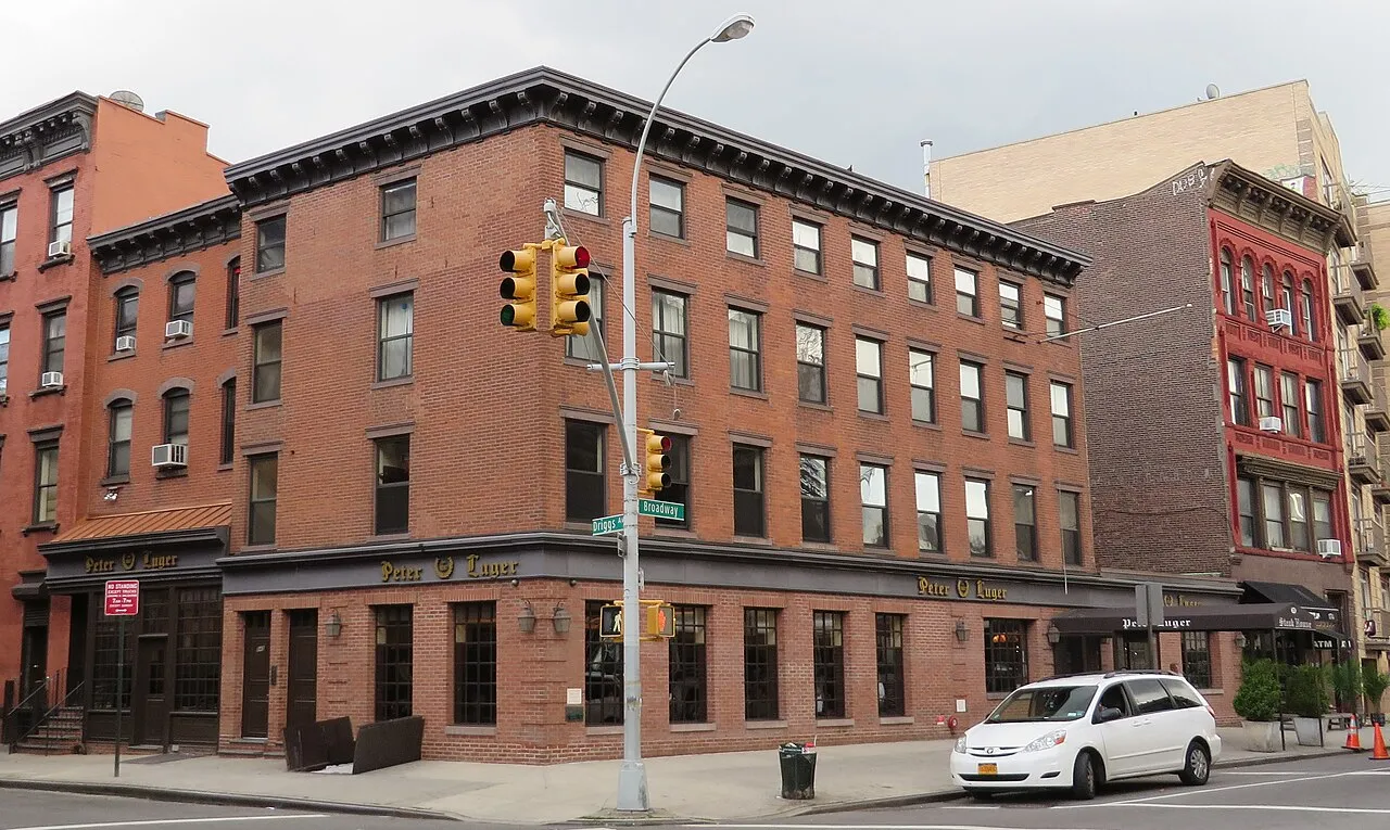 Archival photograph of Peter Luger Steak House, New York (2013)